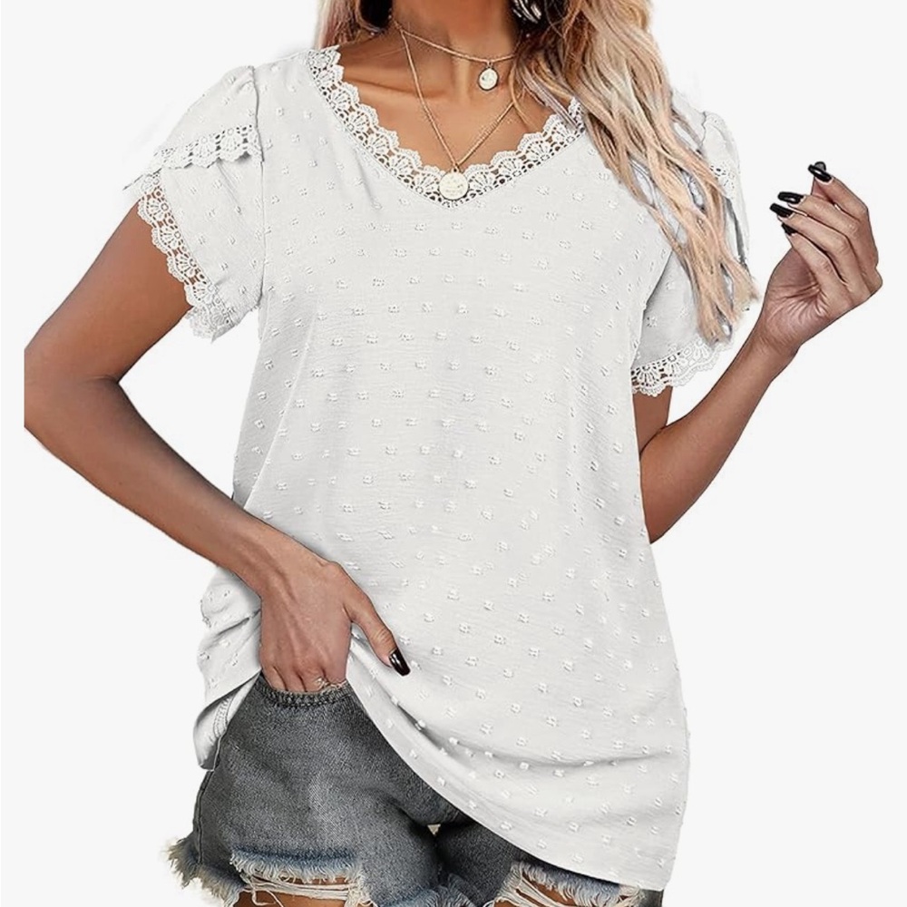 Women’s Boho White Top